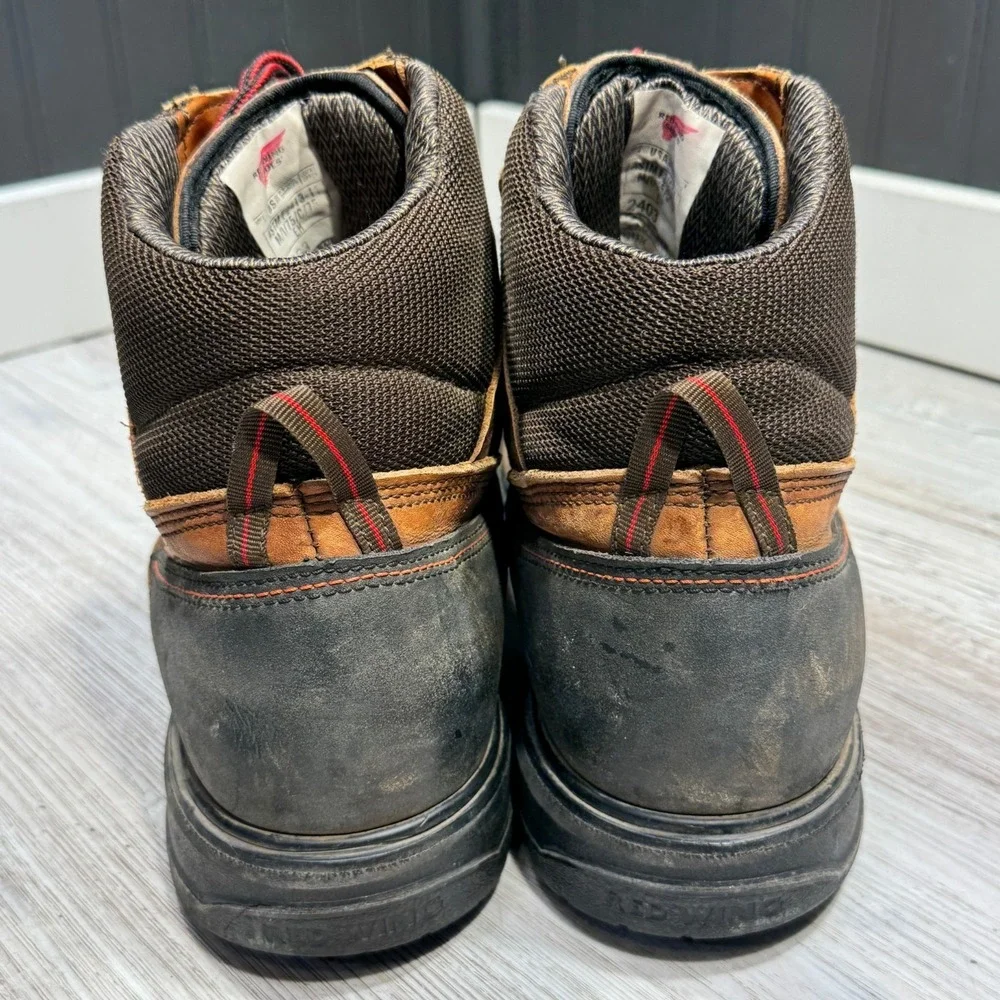 Red Wing‎ 2403 Waterproof Non-Metallic Safety Toe Work Boots - Size 13D USA MADE